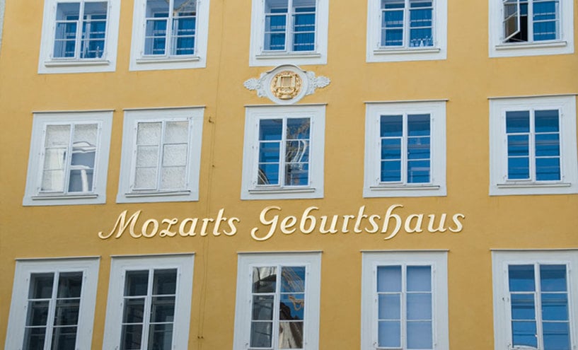 Visit the birthplace of Mozart